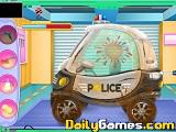 Baby police car wash